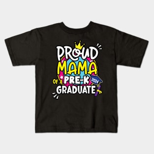 Proud Mama Mom Grandma Of A 2024 Pre-K Graduation Kids T-Shirt